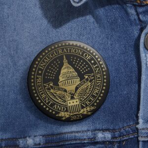 2025 Trump Inaugural Seal Black Buttons