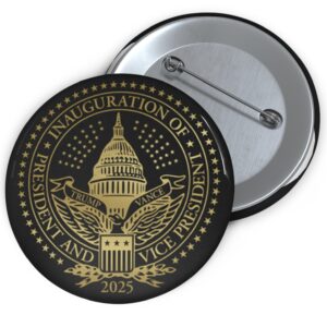 2025 Trump Inaugural Seal Black Buttons