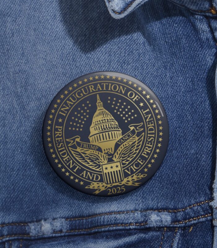 2025 Trump Inaugural Seal Navy Buttons