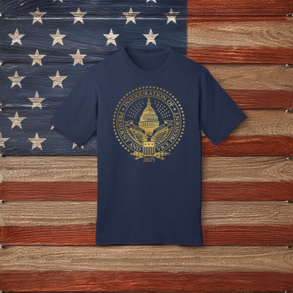 2025 Trump Inaugural Seal Navy T-Shirt