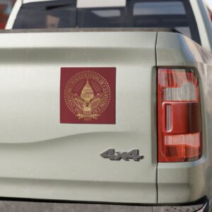 2025 Trump Inaugural Seal Red Car Magnets