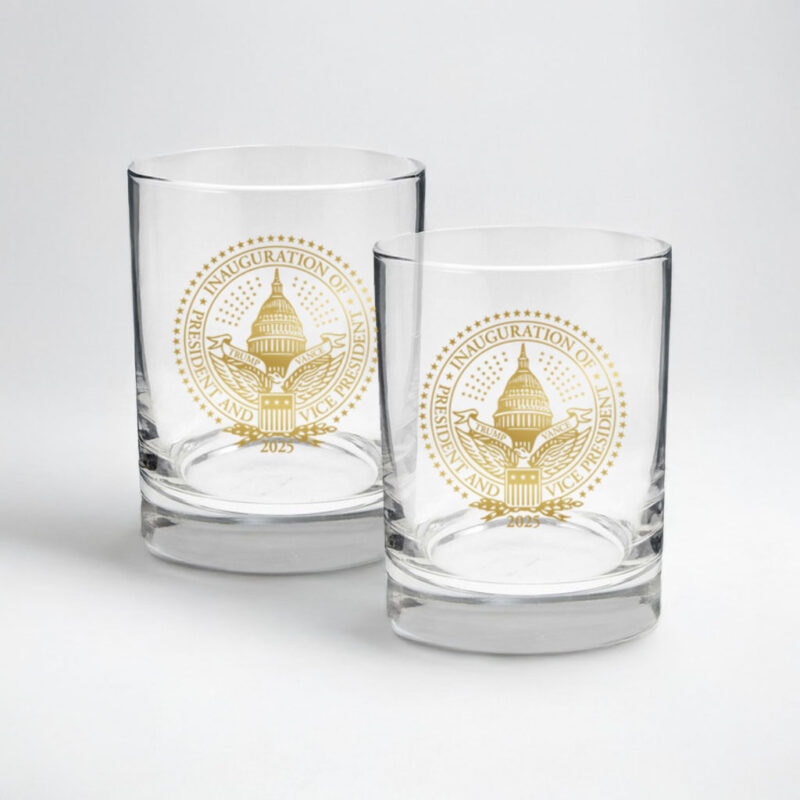 2025 Trump Inaugural Seal Whiskey Glasses