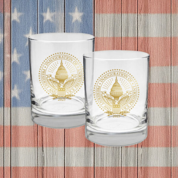 2025 Trump Inaugural Seal Whiskey Glasses