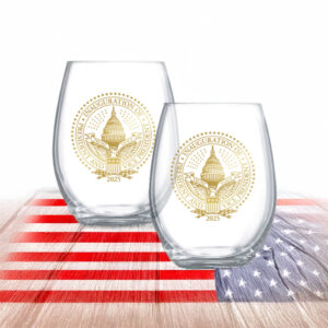 2025 Trump Inaugural Seal Wine Glasses