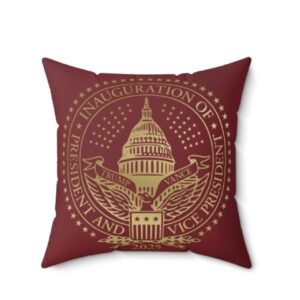 2025 Trump Inaugural Spun Polyester Square Pillow