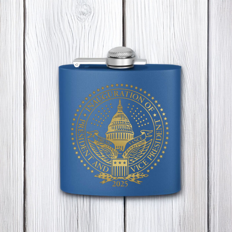 2025 Trump Inaugural Stainless Steel Flask, 6oz 