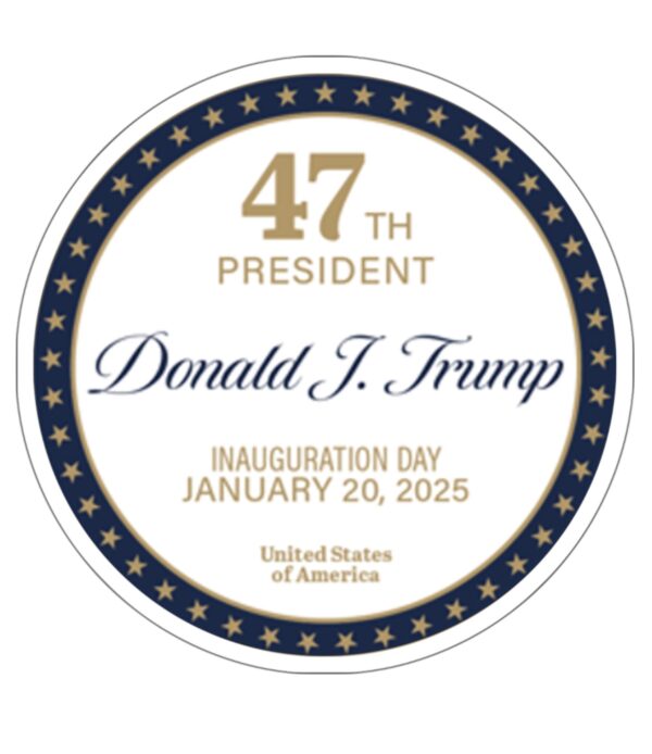 2025 Trump Inauguration Day Stickers US