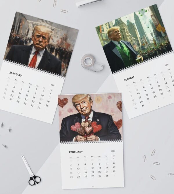 Inaugural Trump 2025 Wall Calendar