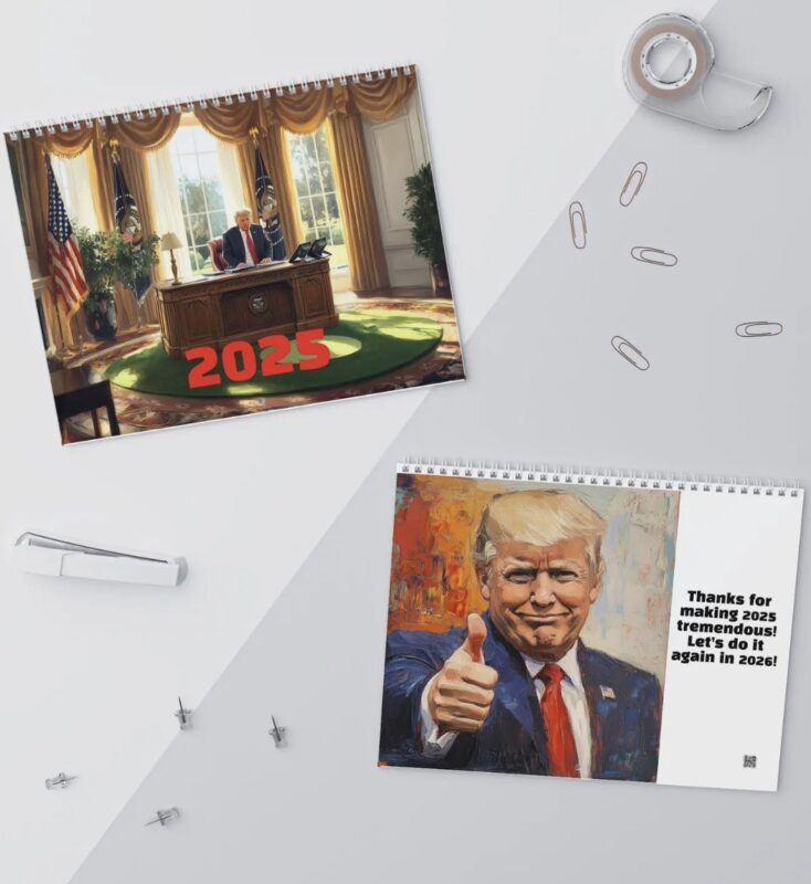 Inaugural Trump 2025 Wall Calendar 