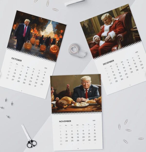 Inaugural Trump 2025 Wall Calendar