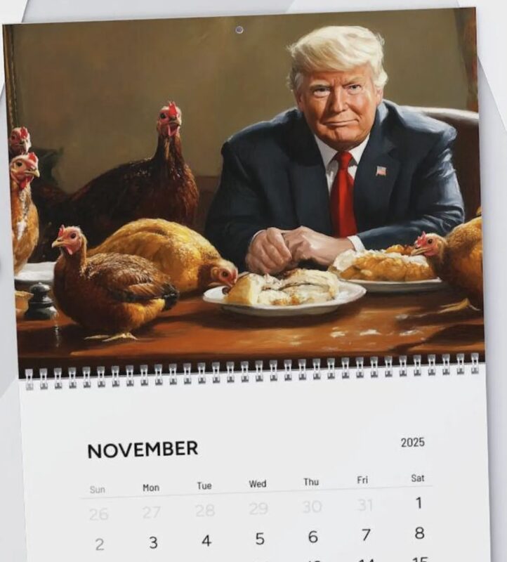 Inaugural Trump 2025 Wall Calendar 