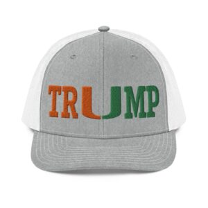 Miami Hurricanes Trump Snapback Trucker Cap