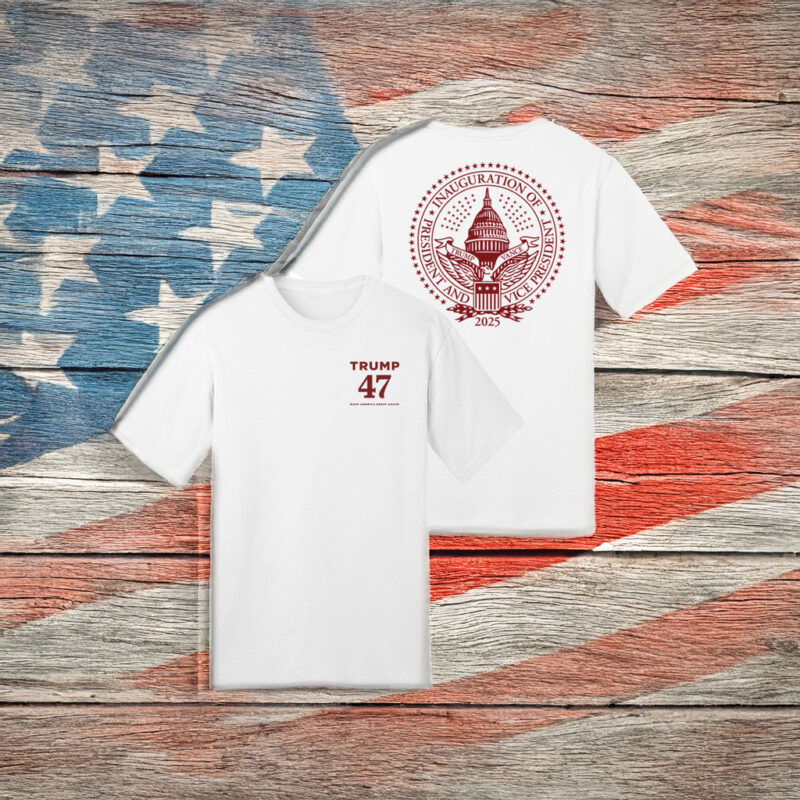 Trump 47 Inaugural Seal White T-Shirt