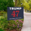 Trump 47 MMAGA Yard Sign