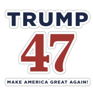 Trump 47 Make America Great Again Stickers