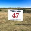 Trump 47 Make America Great Again Yard Sign