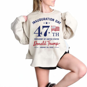 Trump Inauguration Day 2025 47 Th President T-Shirt